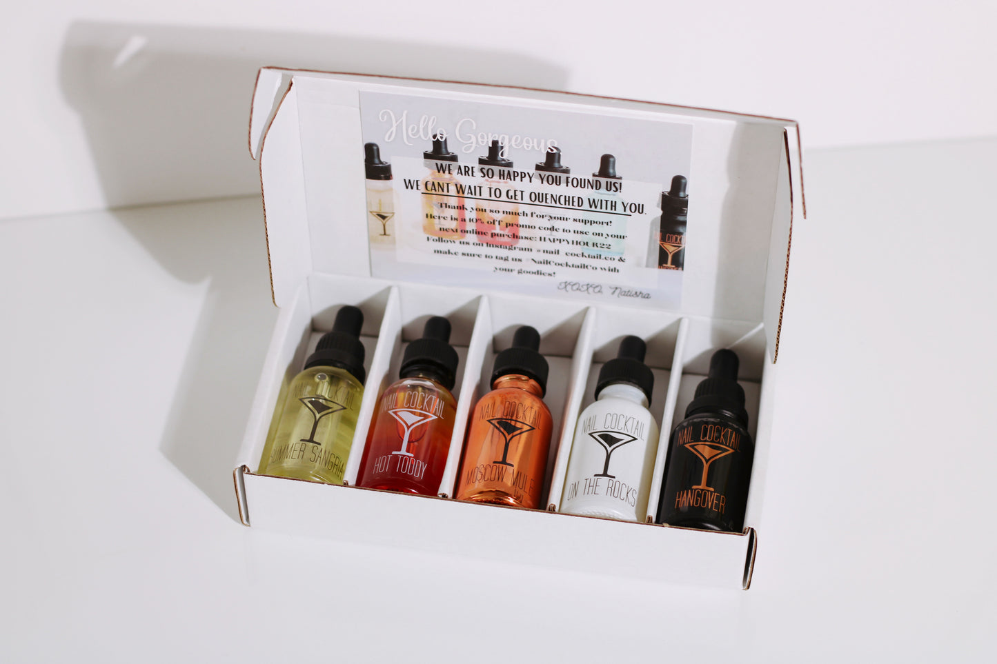 Cuticle Oil Bottle Gift Set of 5